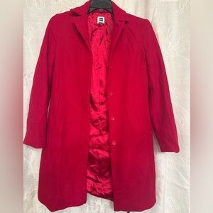 GAP Vibrant Red Trench Coat